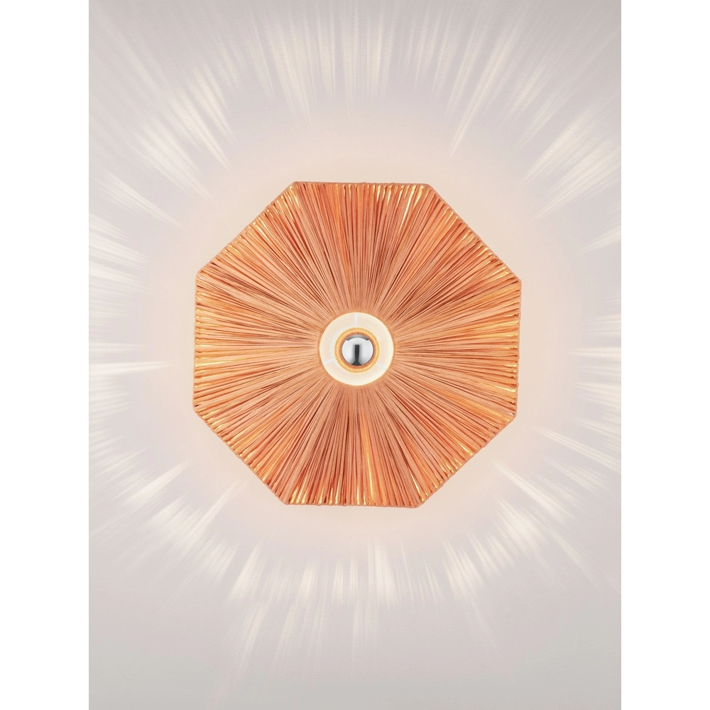 Lampe murale Elvio terre cuite Ø 45cm Lyora 5212017493903