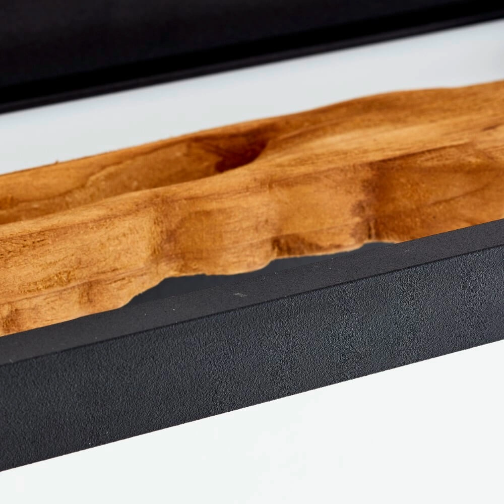 Lampe de chevet LED Chaumont avec du bois Brilliant 4004353411779