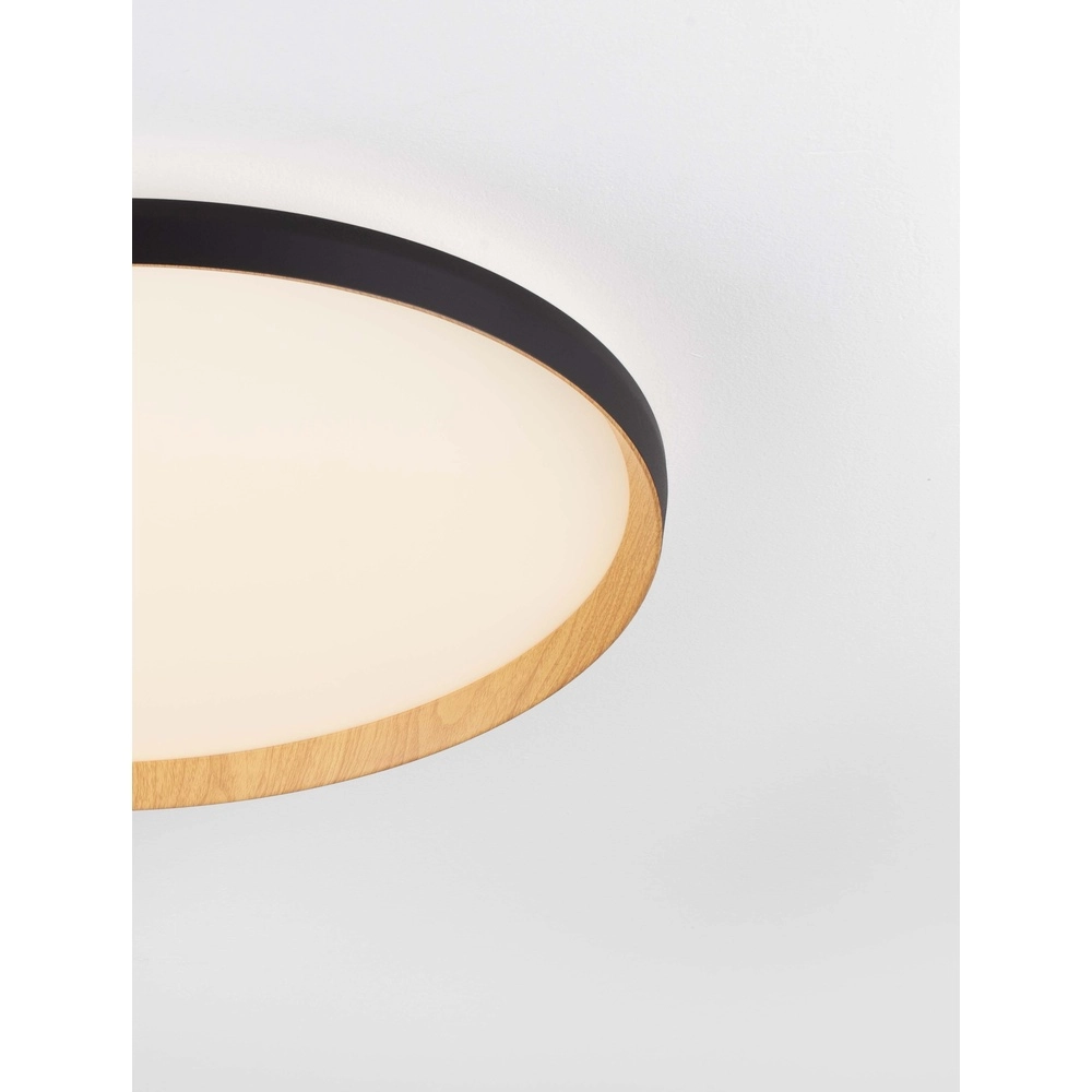 Plafonnier Vomos noir Ø 60cm Lyora 5212017448781