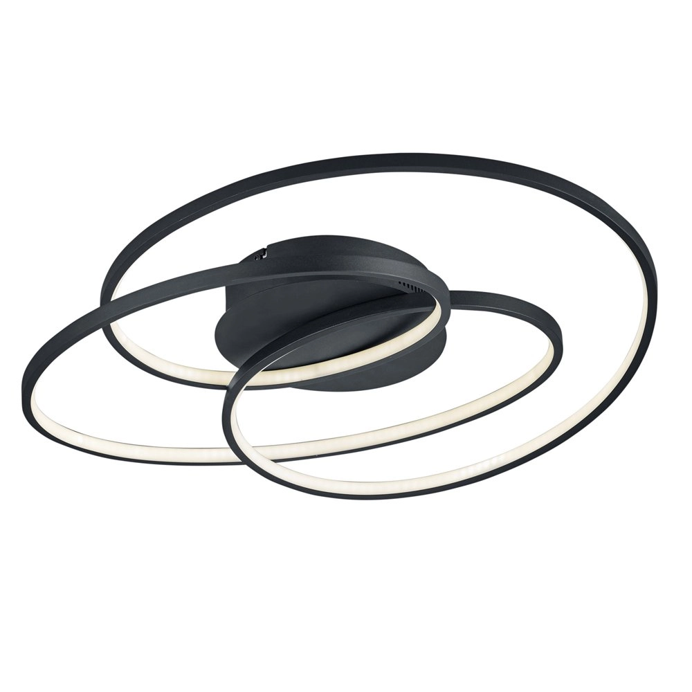 Plafonnier moderne Gale noir Plafonnier moderne Gale noir