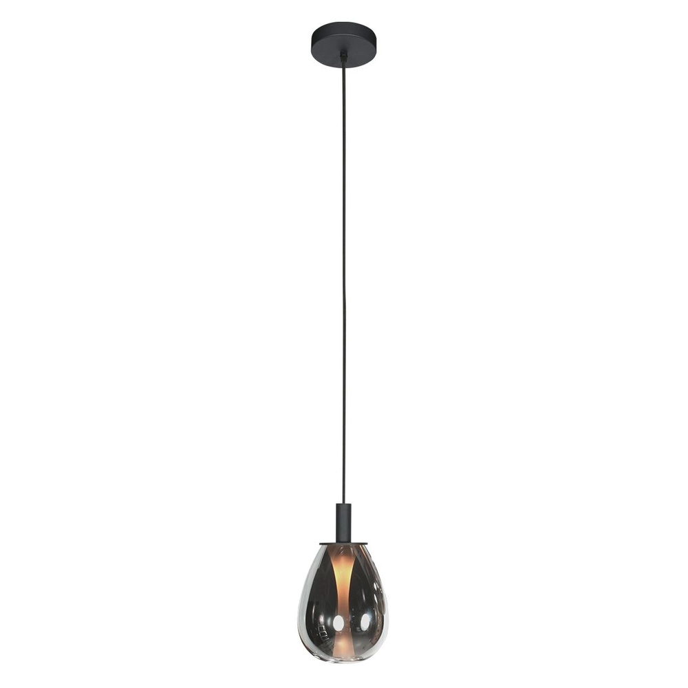 Suspension Glimsy 1 lumière noire Ø 14,5cm Suspension Glimsy 1 lumière noire Ø 14,5cm
