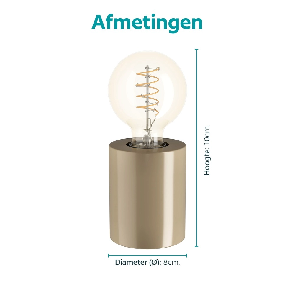 Lampe de table Murama brun sable Eglo 9008606406241