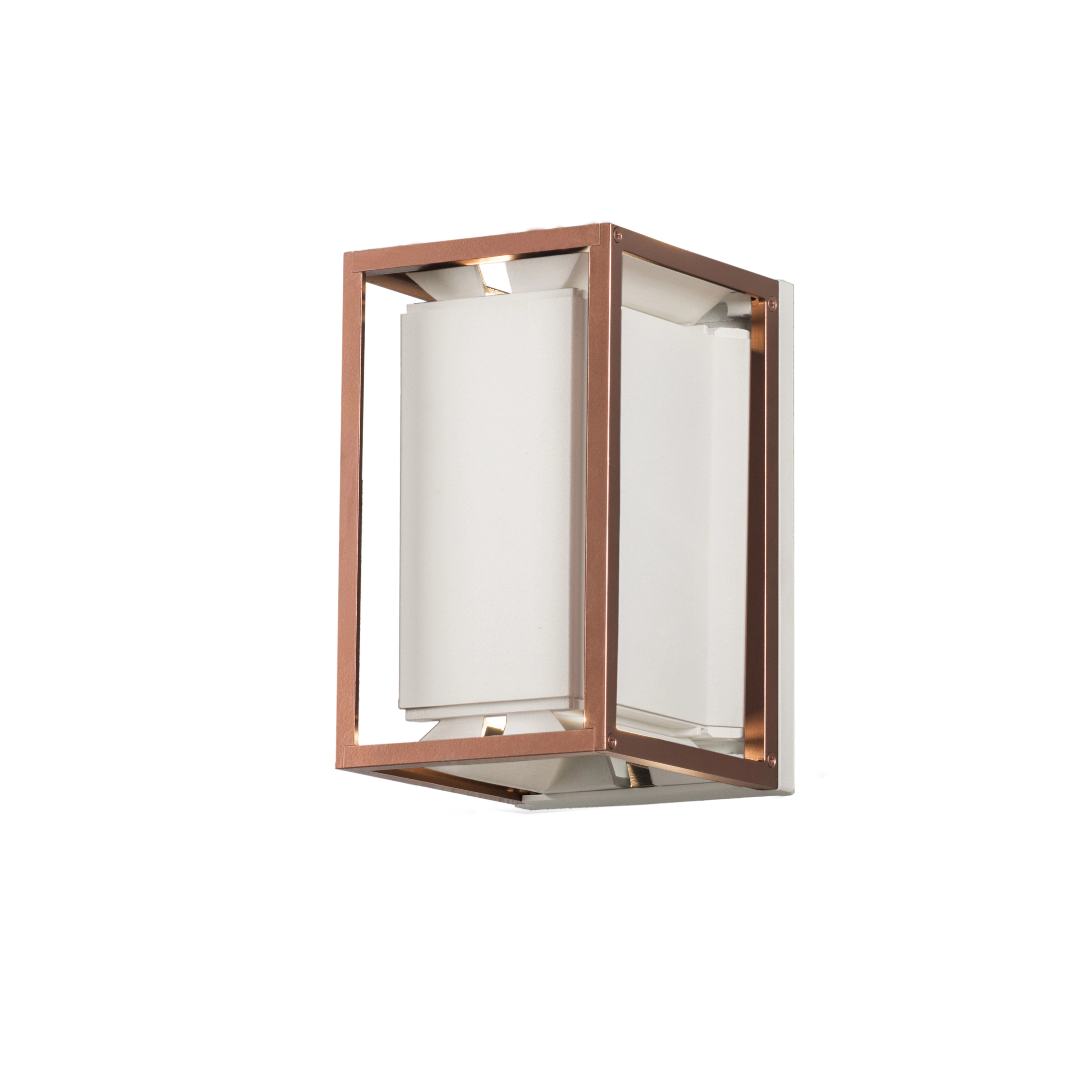 LED lampe d'extérieur Vale Up-Down blanc avec cuivre LED lampe d'extérieur Vale Up-Down blanc avec cuivre