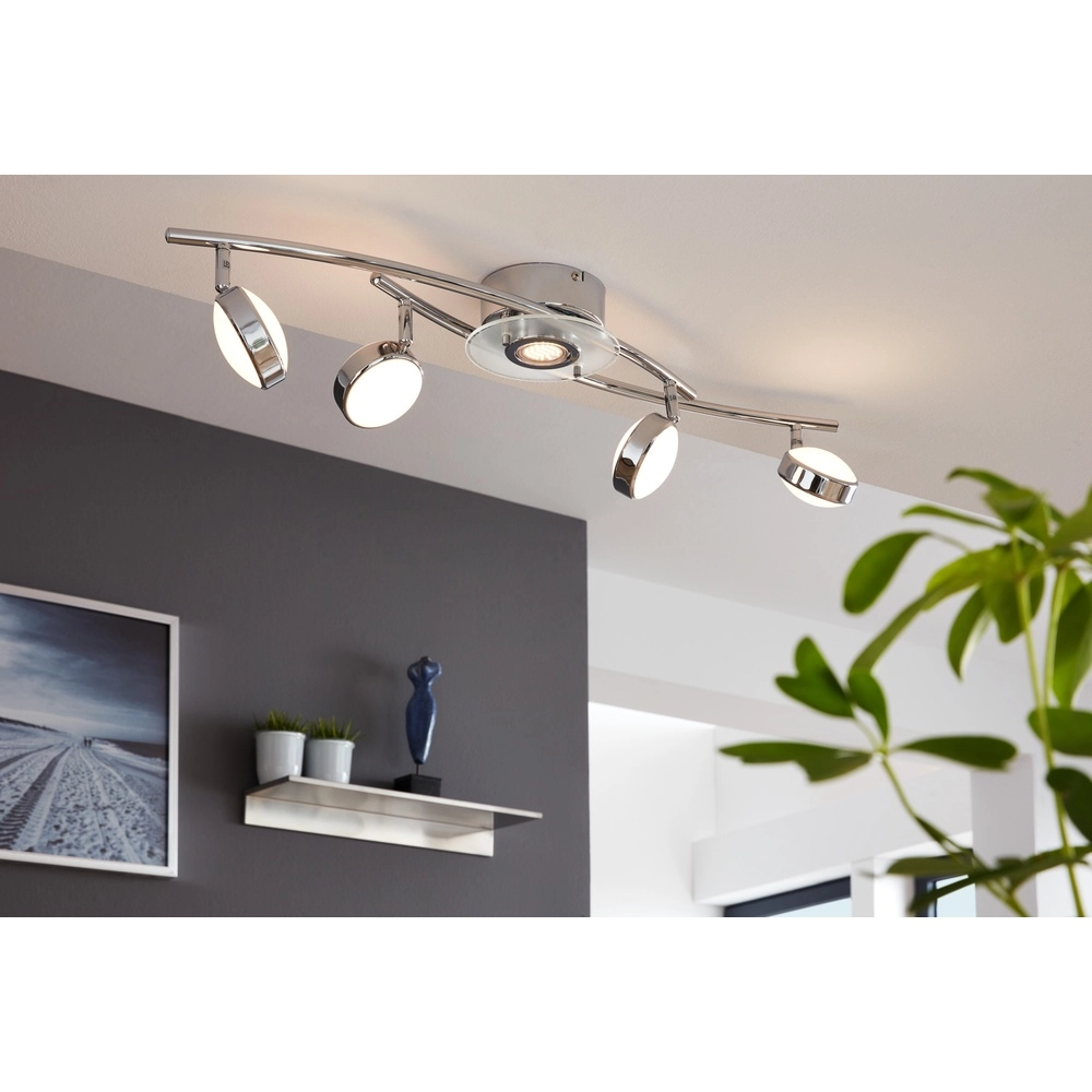Lampe de plafond à 4 lumières Salto Chrome Eglo 9002759328290