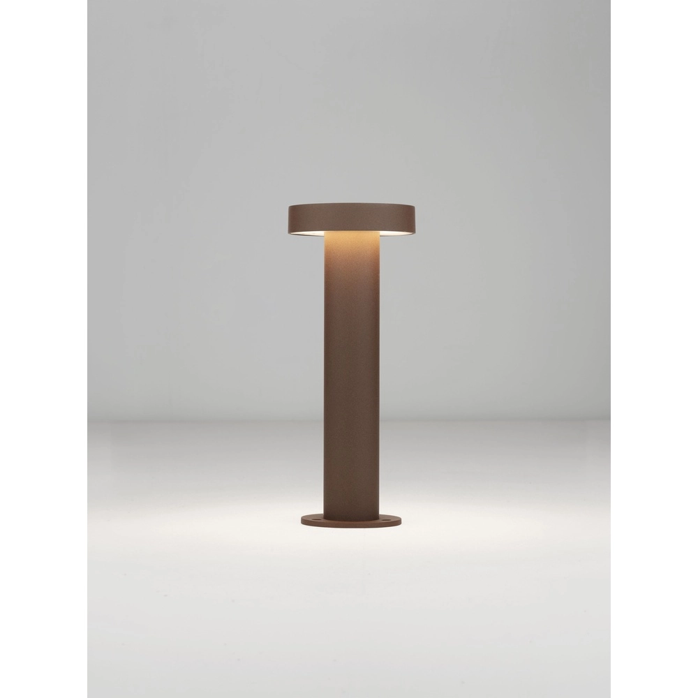 Lampe de jardin de Desing Gong brun rouille 30cm - 3000K Lyora 5212017496218