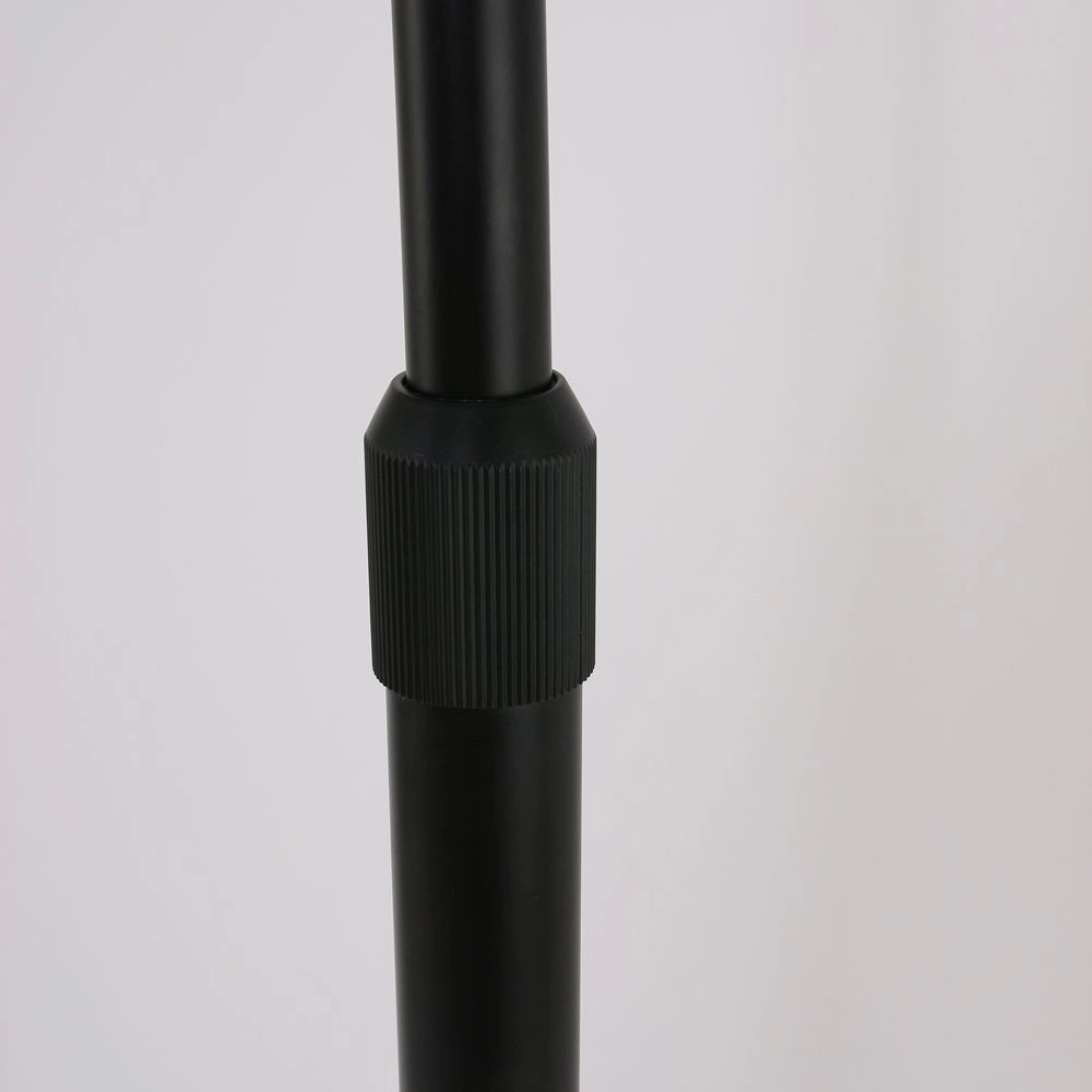 Lampe à arc Stresa noir avec abat-jour sizoflor Steinhauer 8712746106671