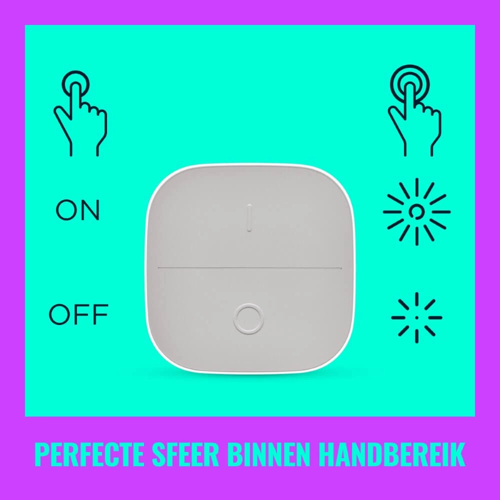 Commutateur sans fil Portable Button WiZ 8719514554795