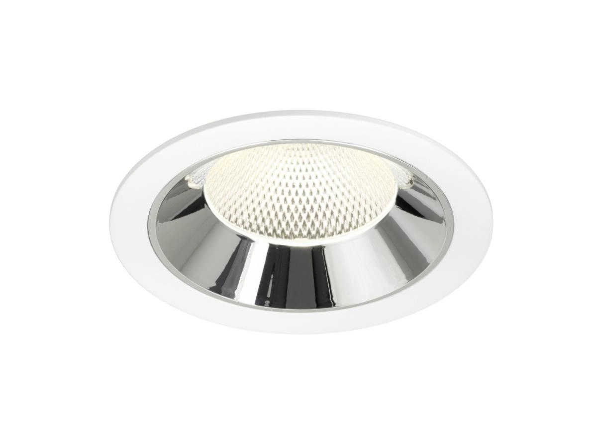 Spot encastré Numinos XL blanc/chrome 4000K - 40 deg