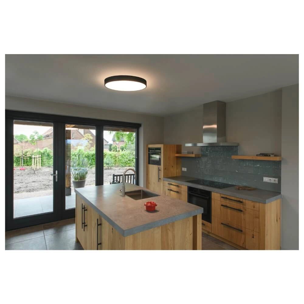 Plafonnier / Lampe suspendue Medo 60 noir - CCT - Ø 60cm SLV 4024163276672