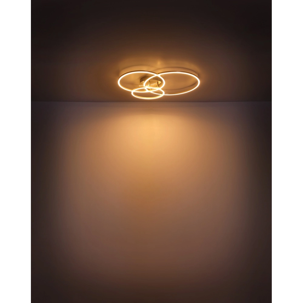 Lampe de plafond moderne Munni nickel Globo 9007371395842