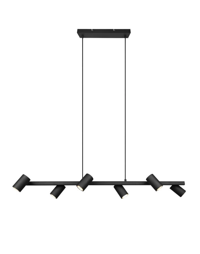 Lampe suspendue noire Marley Trio 4017807523652