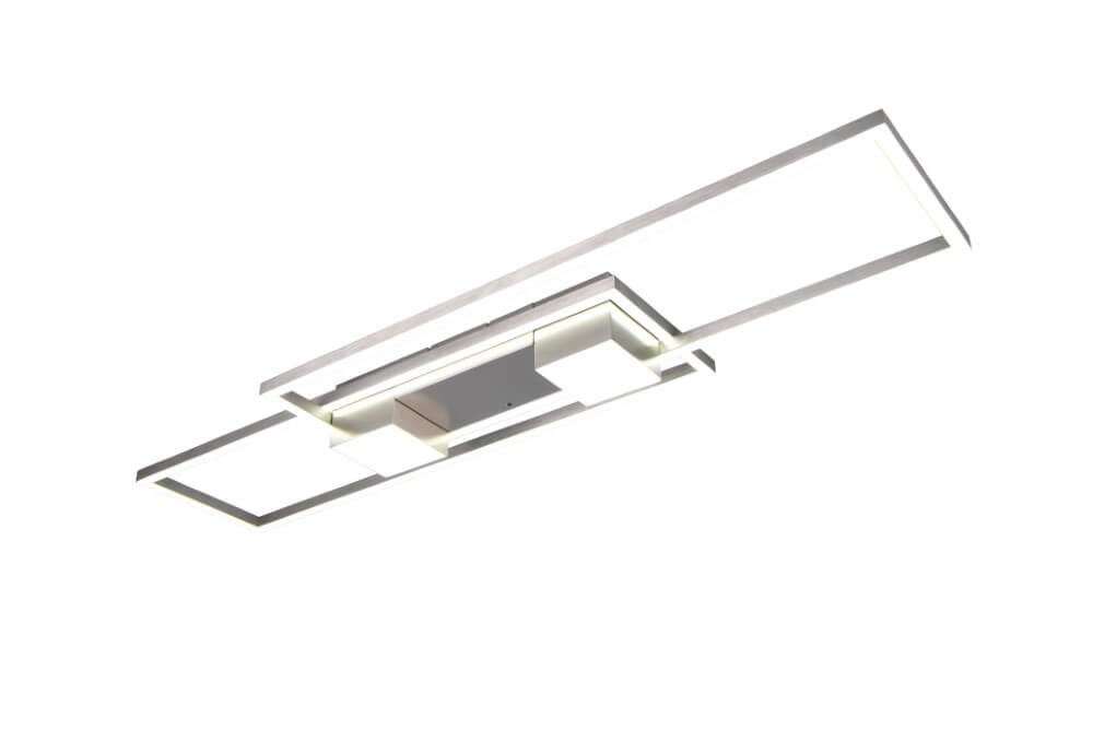 Plafonnier LED 100x28 Albany acier inoxydable Trio 4017807610284