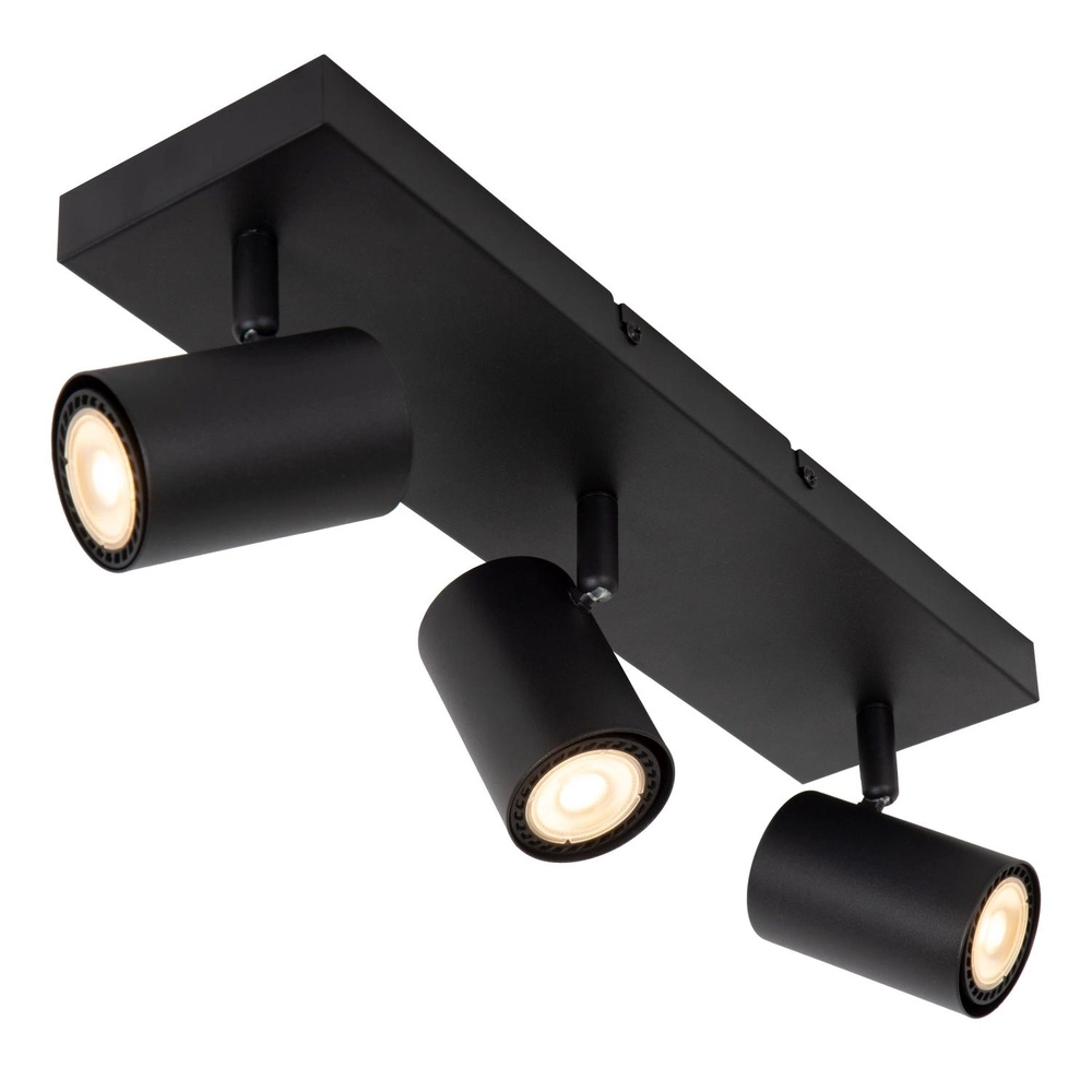 Lampe de plafond Amigo Noir à 3 lumières Lucide 5411212531025