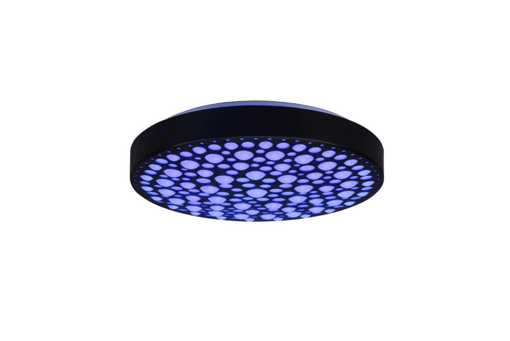 Plafonnier LED RVB Chizu Ø 40cm - noir Trio 4017807538328