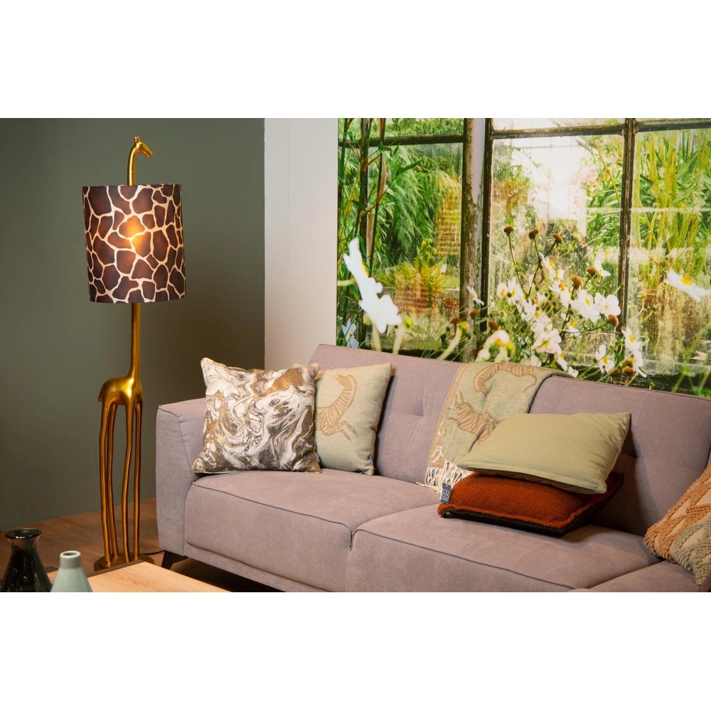 Lampe de table Extravaganza Miss Tall Girafe or avec noir Lucide 5411212105431