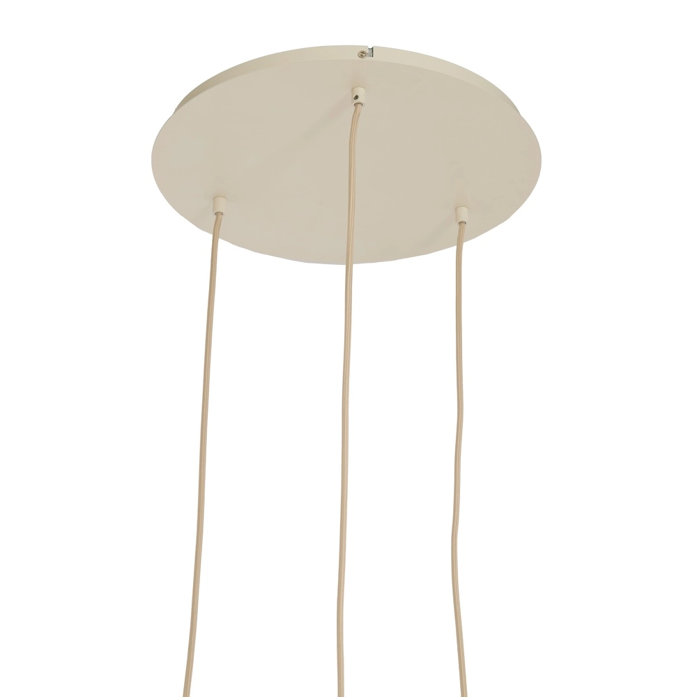 Lampe pendante 3L Vide Tufia Crème pour lin Light & Living 8717807816742