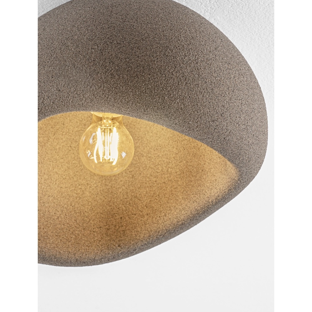 Plafonnier naturel Aere marron 40cm Lyora 5212017476760