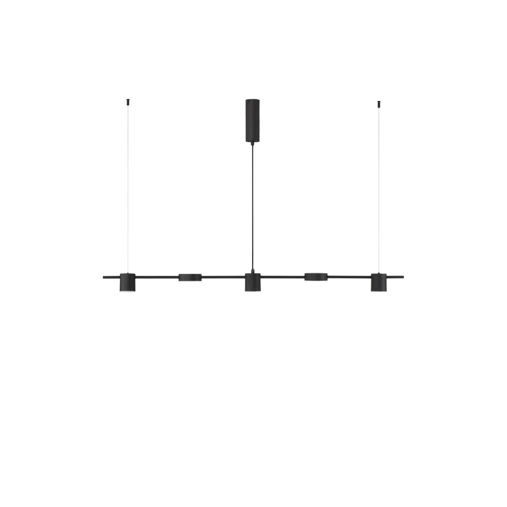 Suspension noire Nordik Motif 127cm Lyora 5212017440709