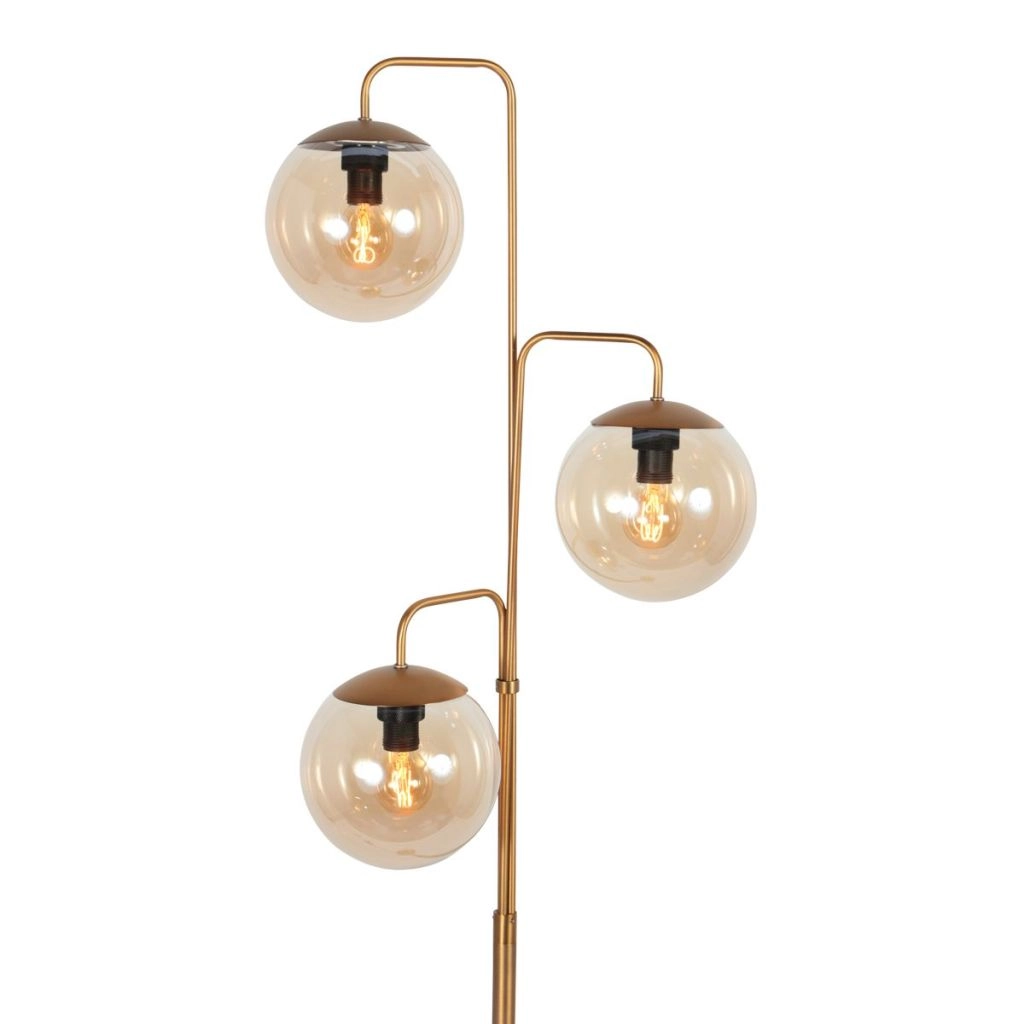Lampe de pied Bollique bronze Steinhauer 8712746184778
