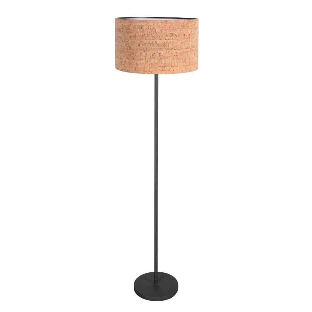 Lampe de pied Noor avec un chapeau en liège Ø30cm Steinhauer 8712746182347