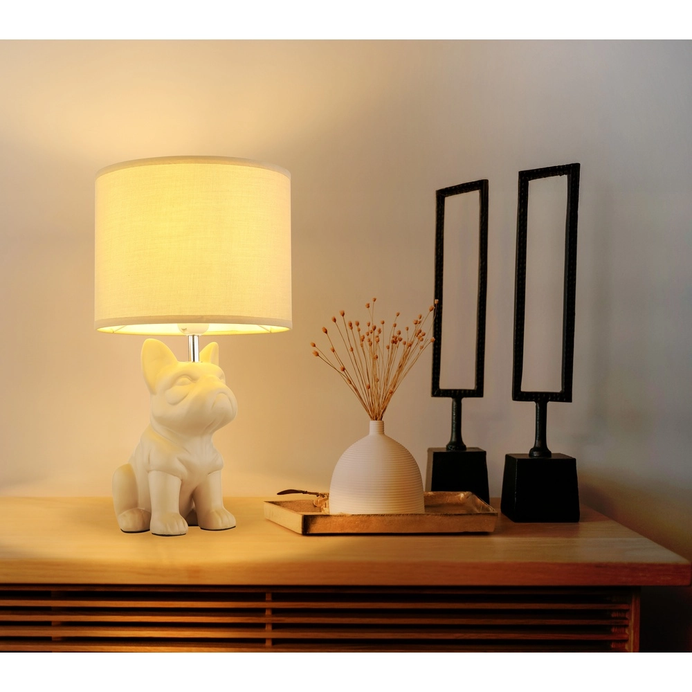 Lampe de table Dogo brun sable Globo 9007371578672