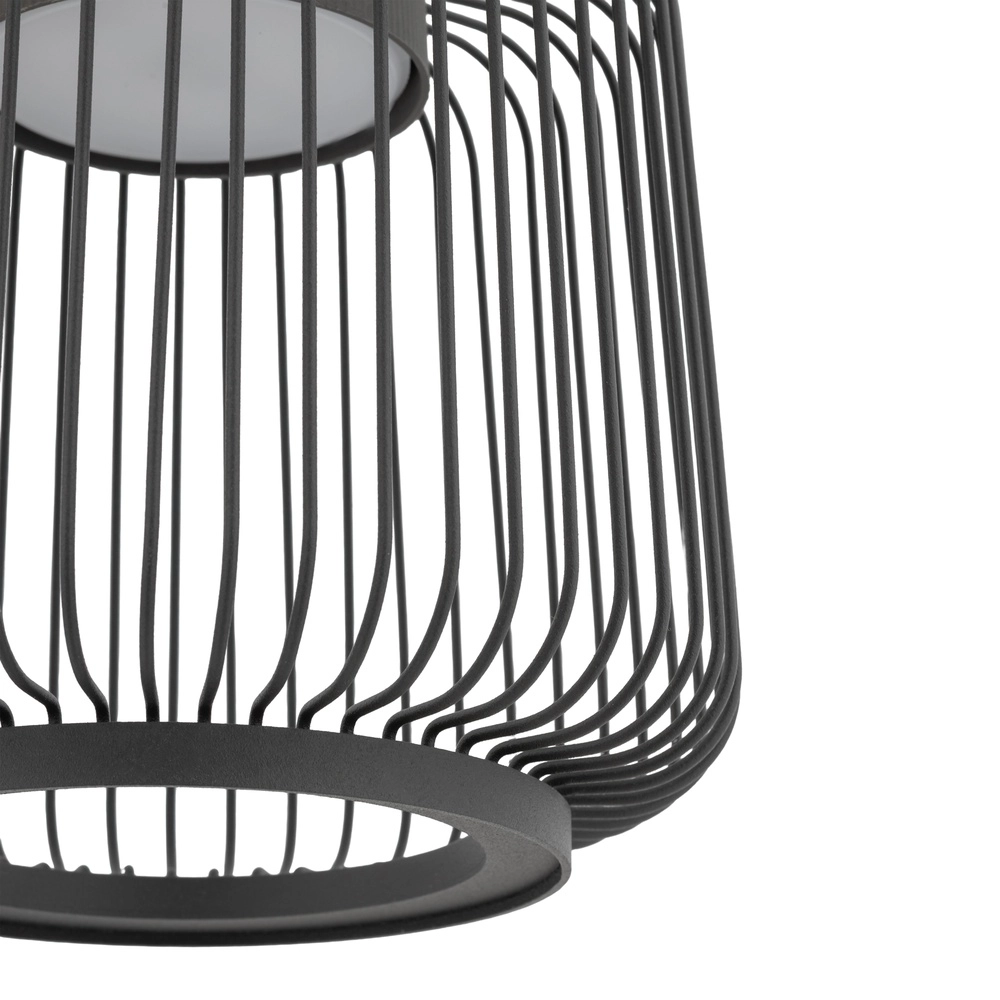 Lampe cage Kenai Gris umbra Ø 18 cm Lyora 5903139122207