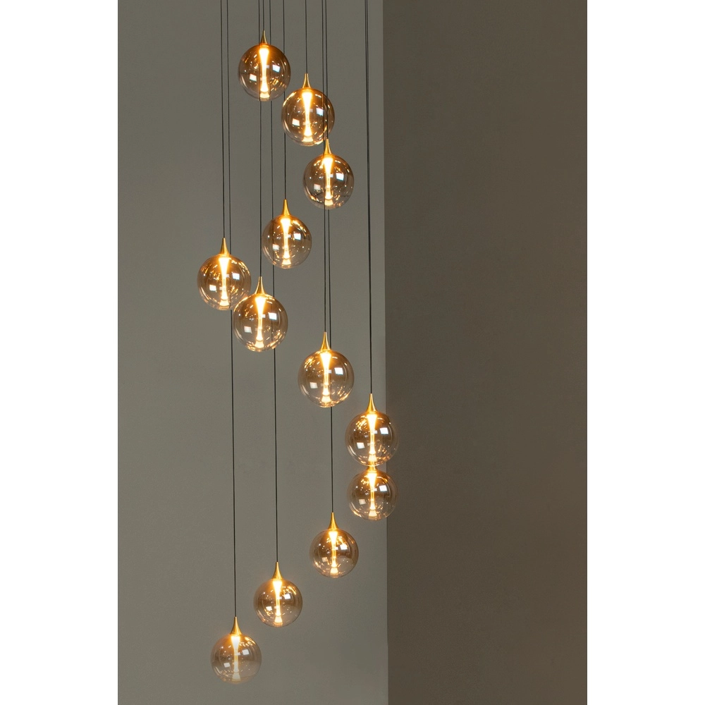 Suspension LED de conception Gisela Fanade - 12x Ø 16cm Premium by Lucide 5411212134851