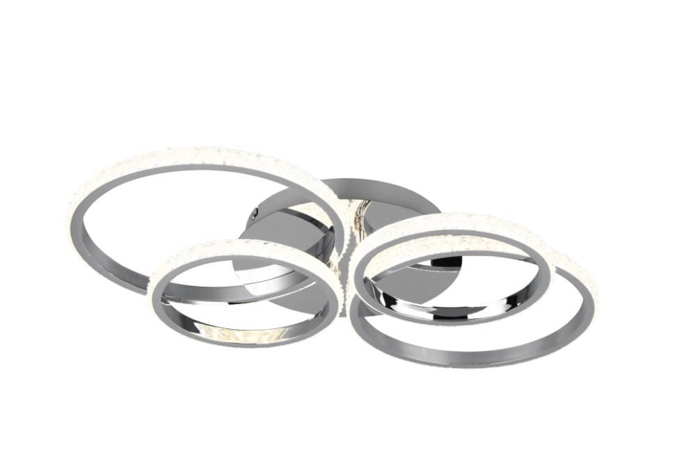 Plafonnier design Cires chrome Trio 4017807600940