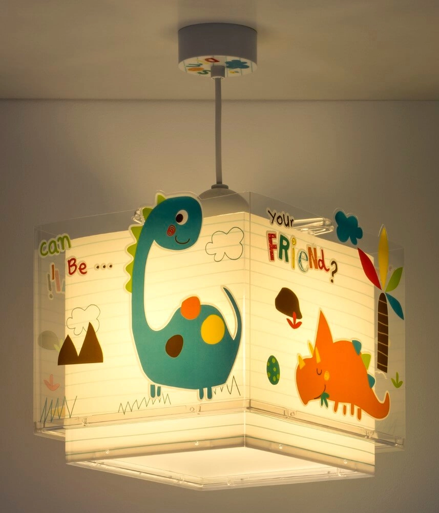 Lampe suspendue chambre d'enfant Dinos Dalber 8420406734521
