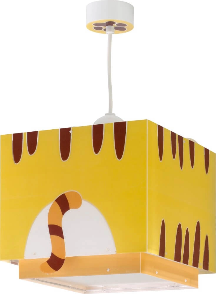 Lampe suspendue chambre d'enfant Little Tiger jaune Dalber 8420406645629