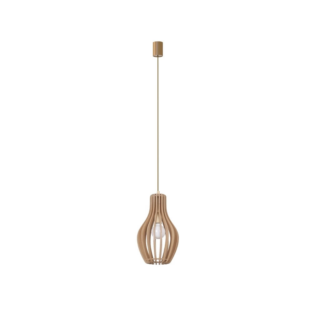 Lampe suspendue en bois Ika Ø 24 cm Lyora 5903139417198