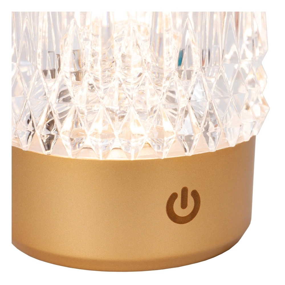 Lampes de table rechargeables Lily Ensemble de 3 pièces d’or Lucide 5411212461070