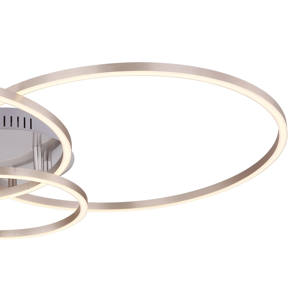 Lampe de plafond moderne Munni nickel Globo 9007371395842