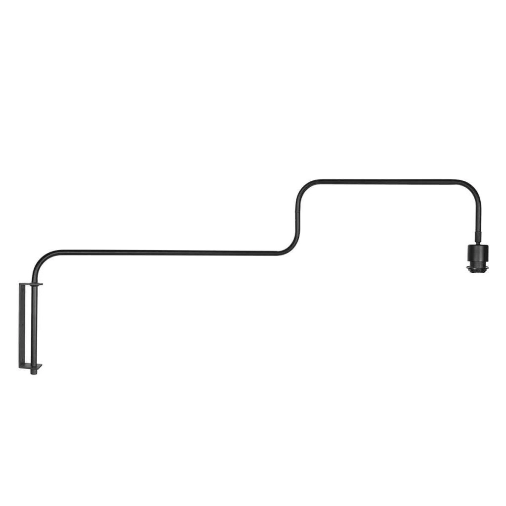 Lampe murale noire Bloeba avec un chapeau en liège Ø40cm Steinhauer 8712746180510