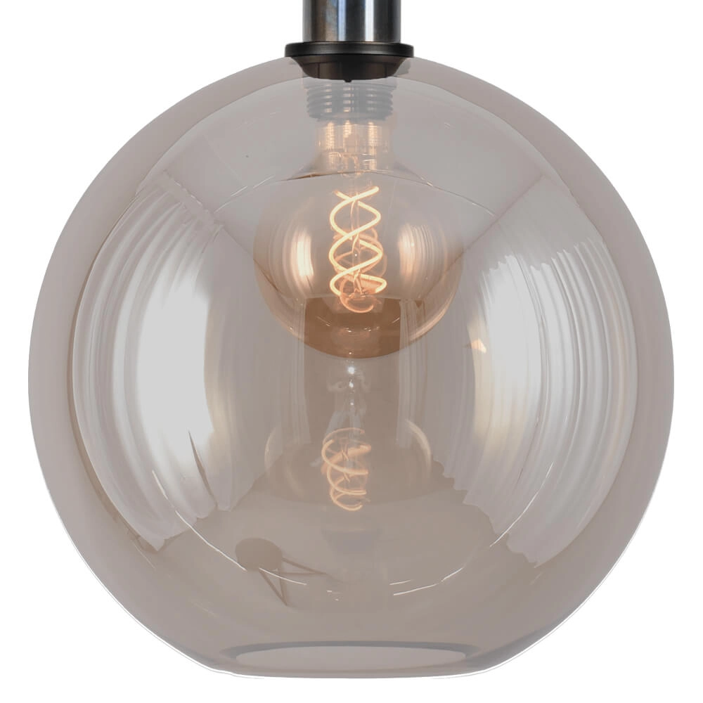 Lampe suspendue Ø 30cm Bella 2 Huile tachetée avec verre doré Masterlight 8718121334189