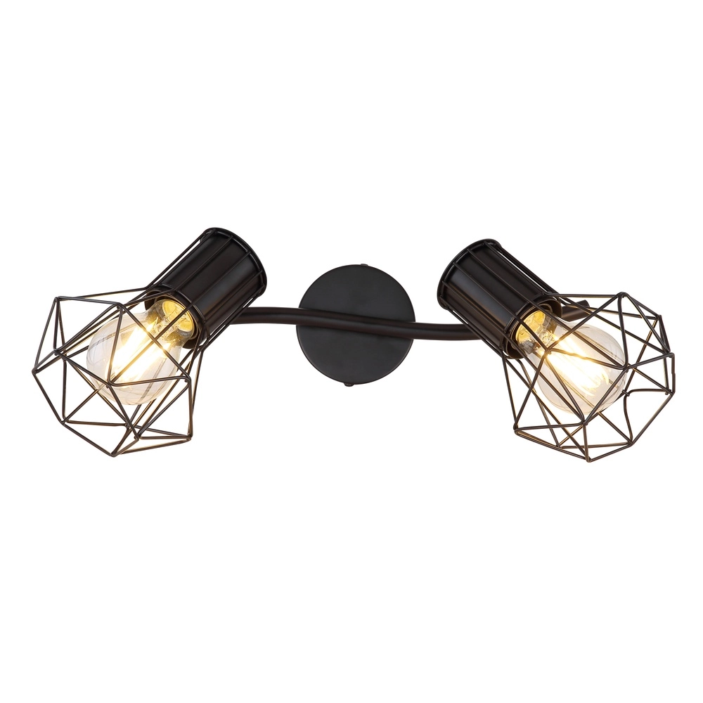 Lampe de plafond Priska 2-noir clair Globo 9007371400171