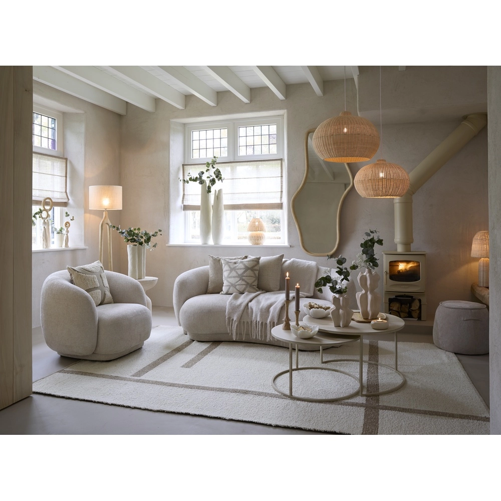 Lampe pendante en rotin Melzor Ø 55cm - naturel Light & Living 8717807820589