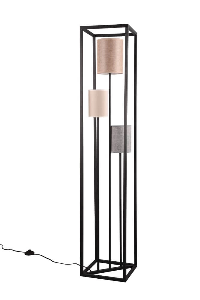 Lampe sur pied Ross noir Lampe sur pied Ross noir