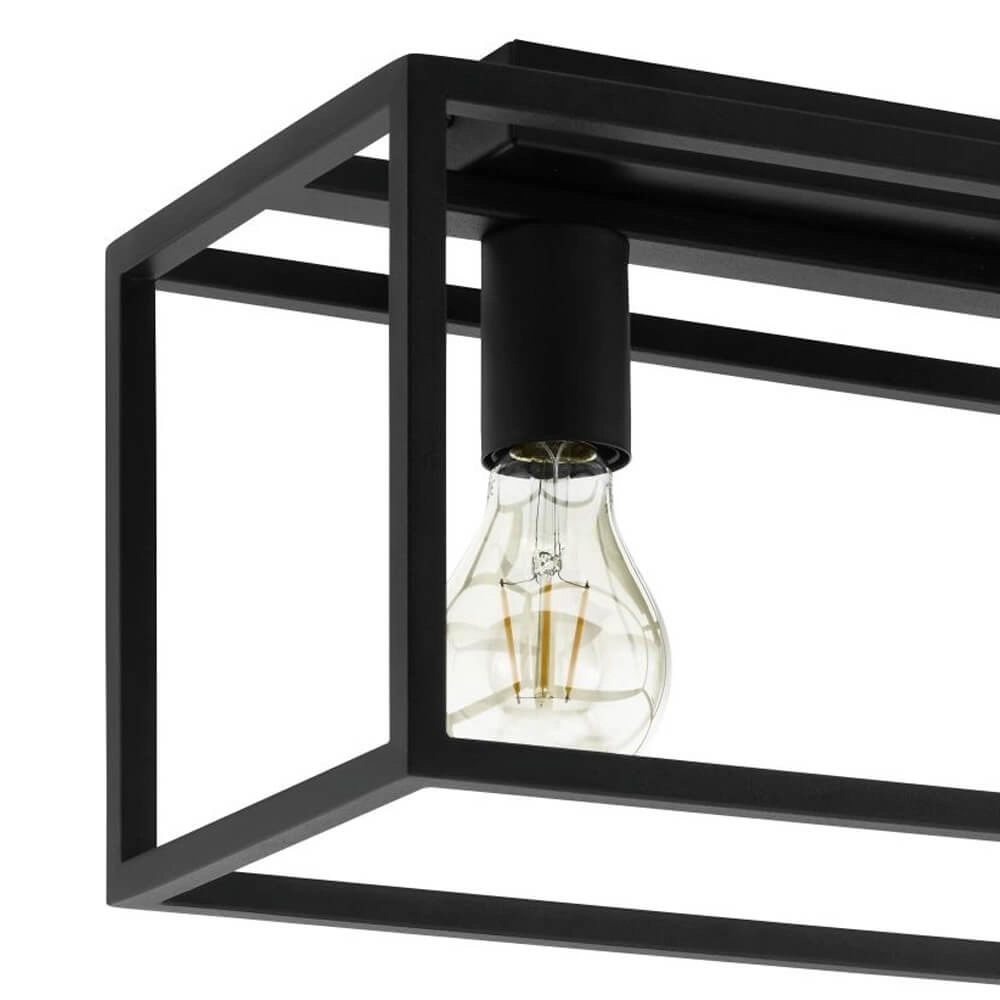 Plafonnier noir Eldrick Eglo 9002759322533