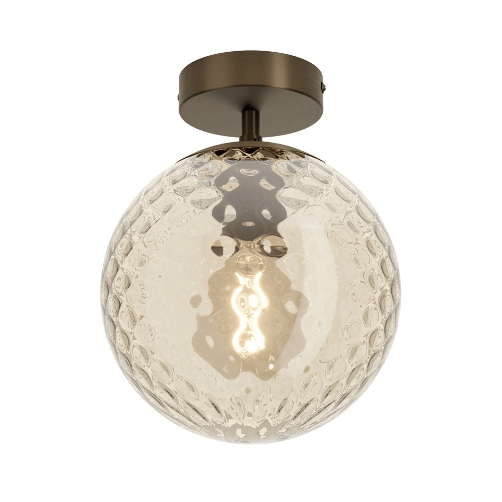 Lampe de plafond Rondo 2 Bronze foncé
