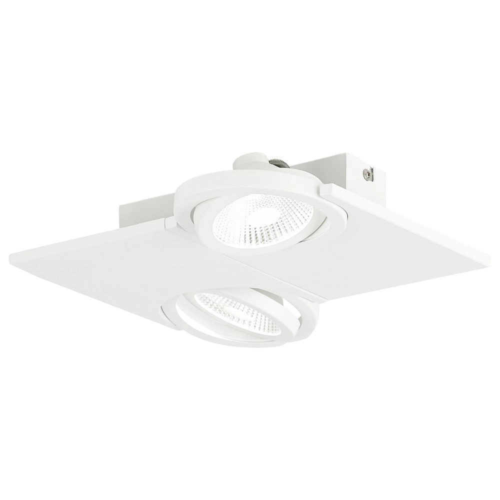 Spot Brea 2 lumières blanc