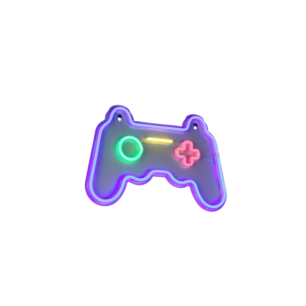 Applique murale néon Gamer pourpre Trio 4017807657494