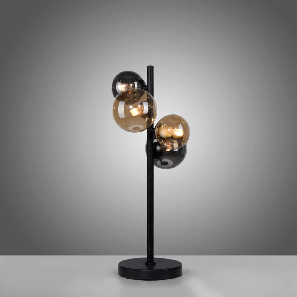 Lampe de table noire Popsicle conception Paul Neuhaus 4012248375525