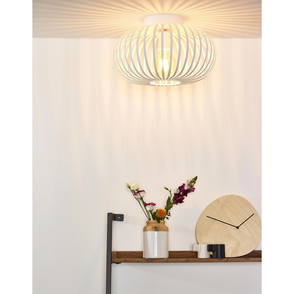Lampe de plafond Manuela Ø 39,5cm blanc Lucide 5411212782359