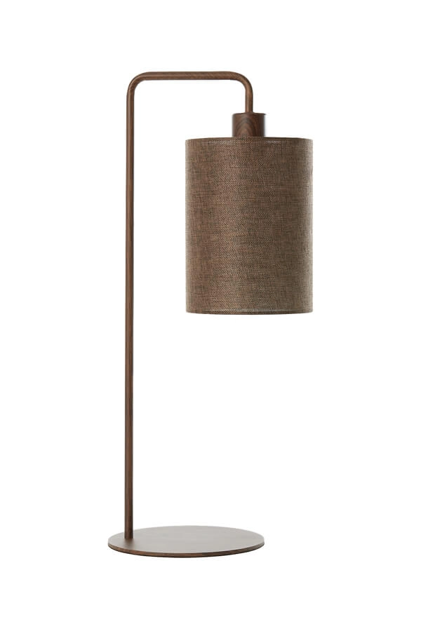 Lampe de table Japandi Donio Imprimé bois foncé Light & Living 8717807759582