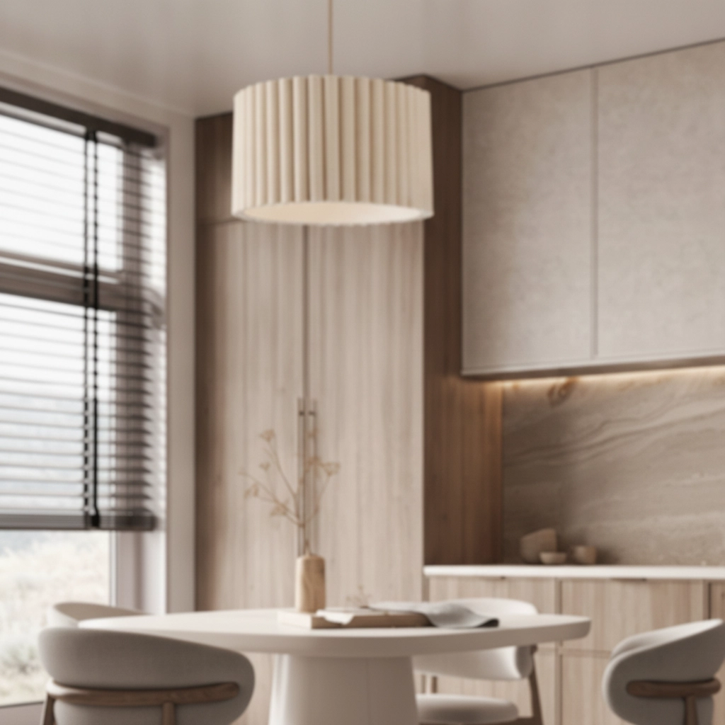 Lampe suspendue Nos beige
