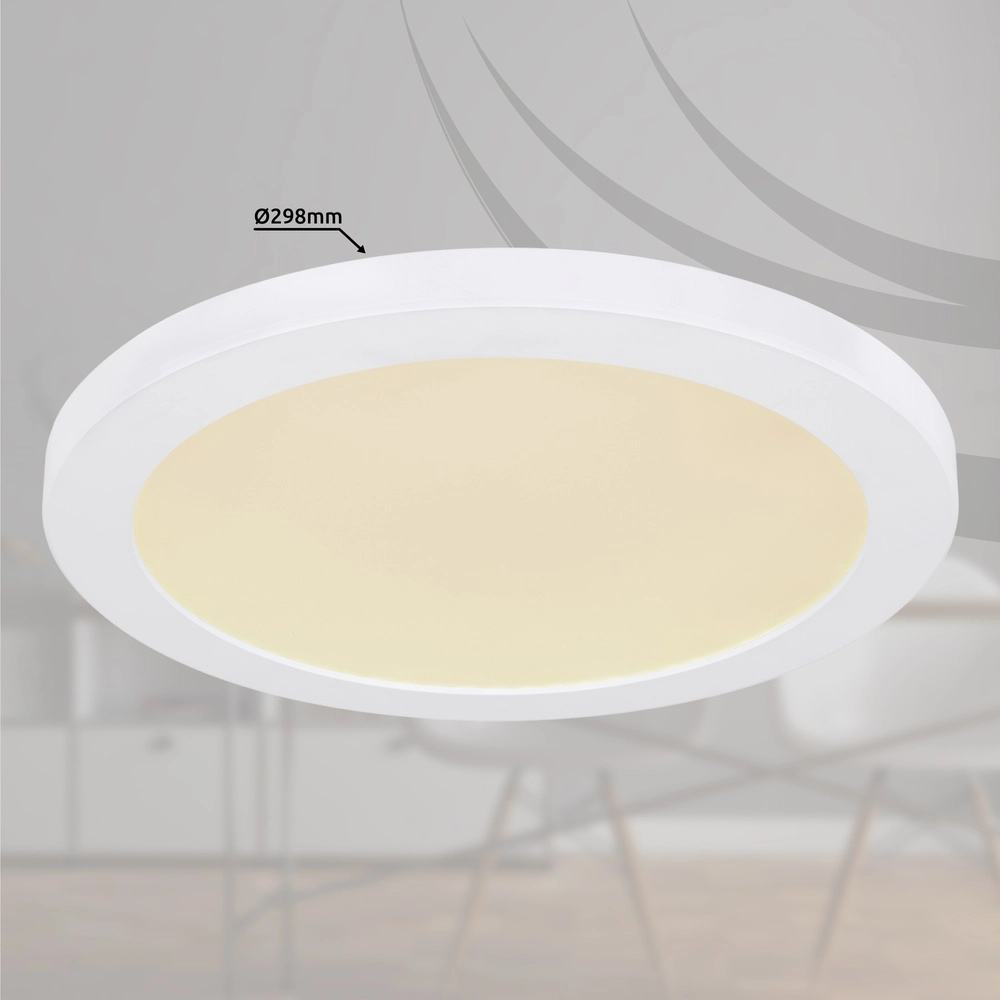 Conception de plafonds Lasse blanc Ø 29,8 cm Globo 9007371402175