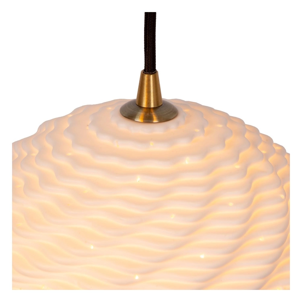 Lampe pendante de conception Bina Blanc rond à 3 lumières Lucide 5411212135018