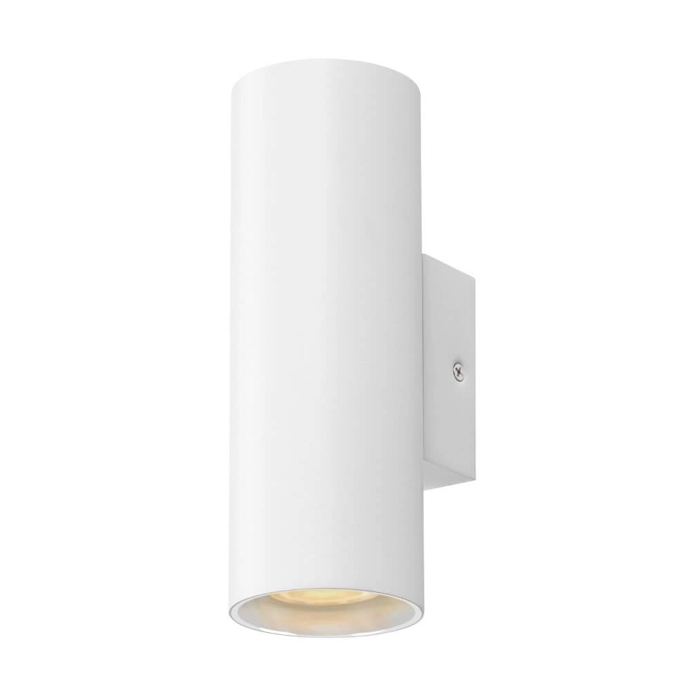 Spot mural blanc Asto Tube haut et bas - 2x GU10