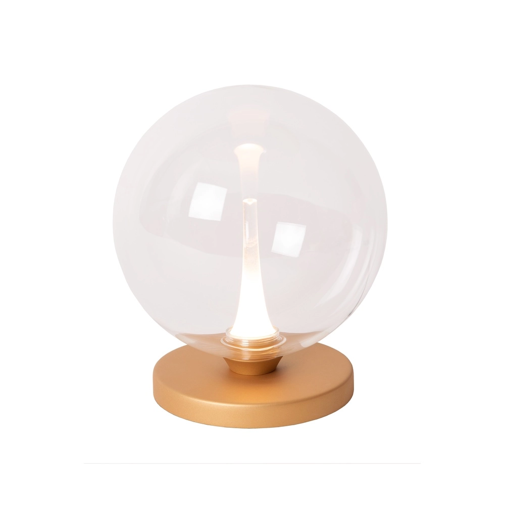 Lampe de table LED design Gisela transparent - 1x Ø 16cm